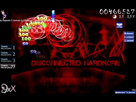 Osu! Inspector K remixed by CanBlaster - Disconnected Hardkore