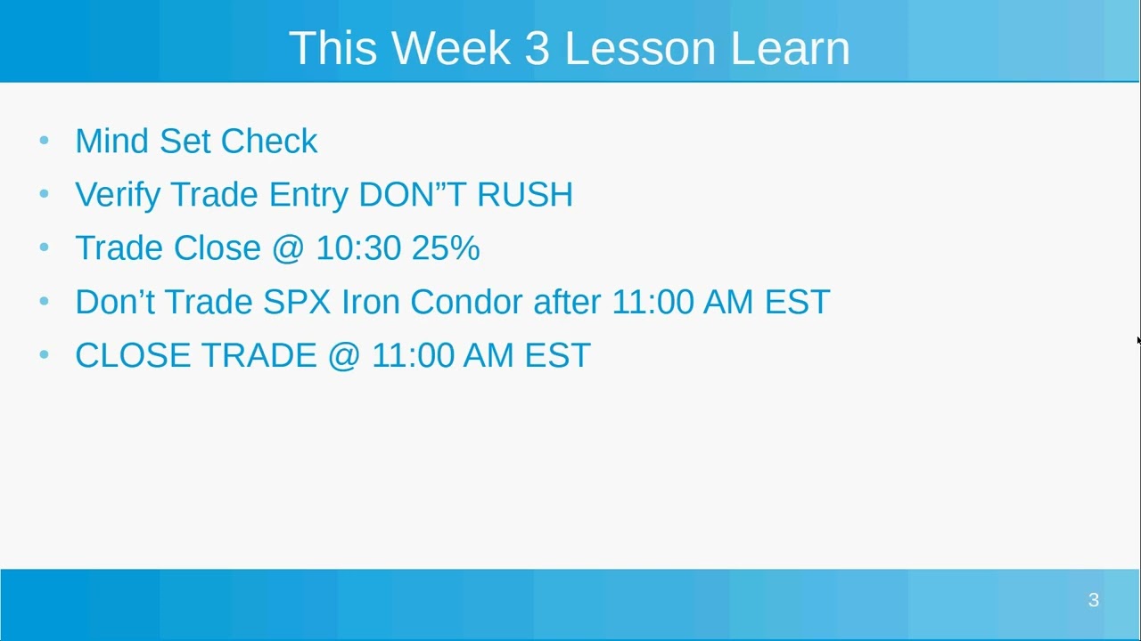 Week 3 Review Millionaire strategy cracking the stock market code great I have it 1M or broke