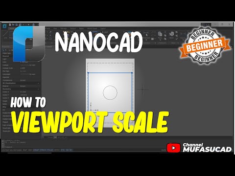 NanoCAD How To Viewport Scale