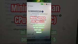 Mining Litecoin dengan Unmineable 2025 masih work #miningcrypto #miningpalingmudah #unmineable