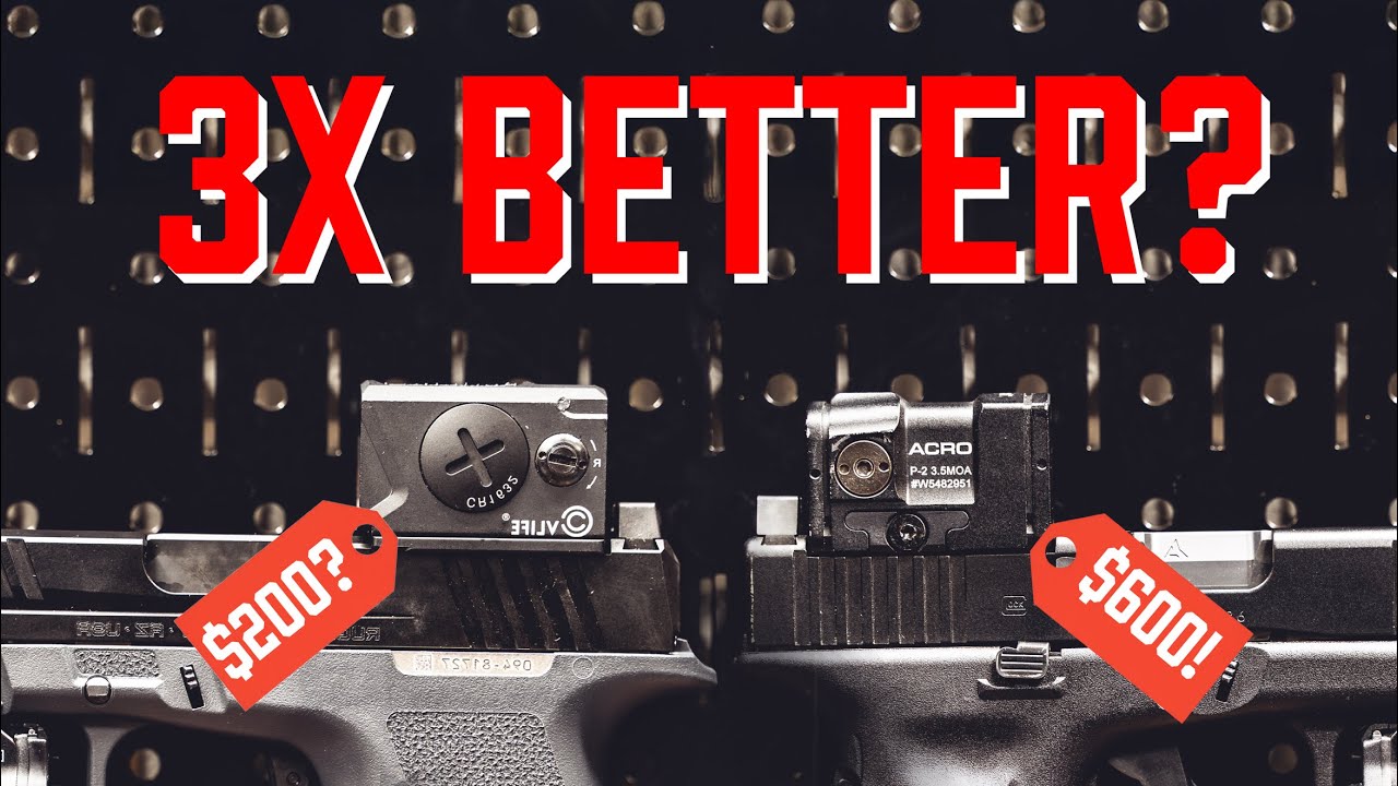 AMAZON RED DOT VS Aimpoint ACRO.   Is The ACRO Really 3x Better?