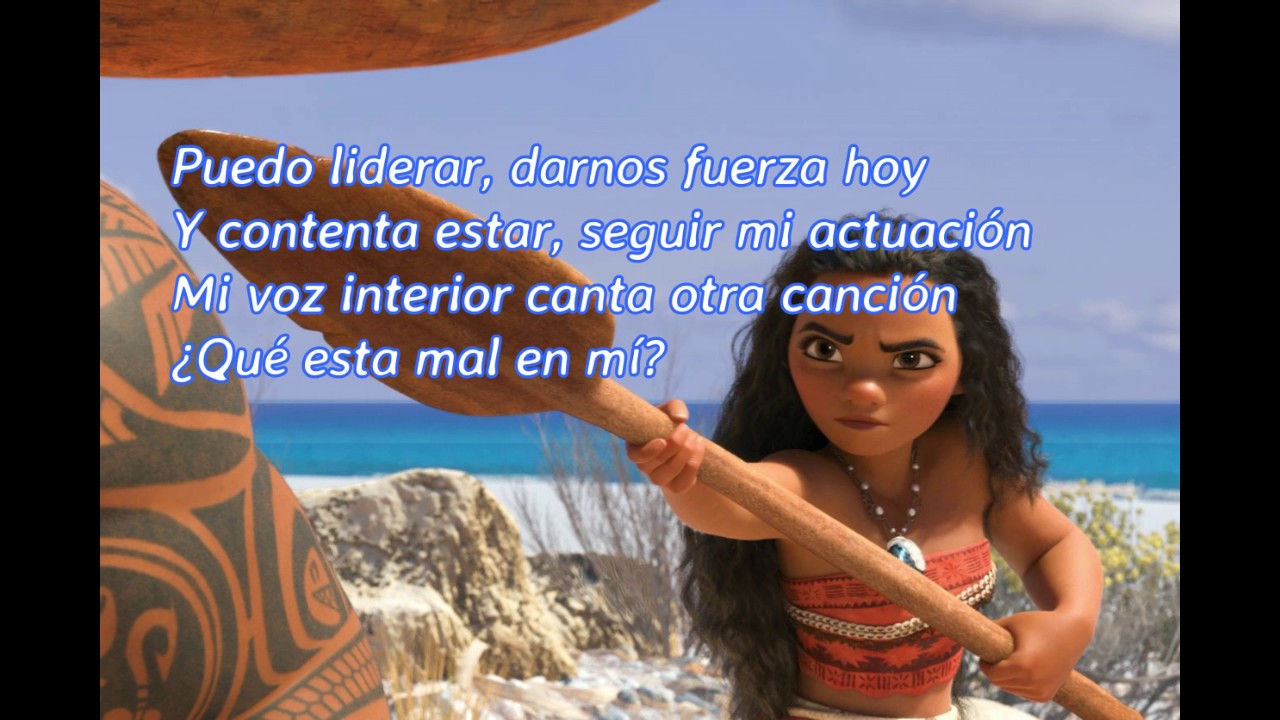 Moana -cuan lejos voy (letra) - YouTube