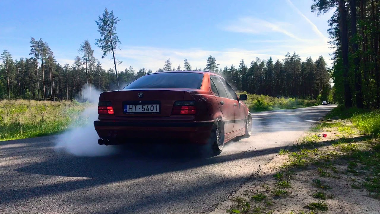 BMW E36 M52B25 Burnout, REMUS