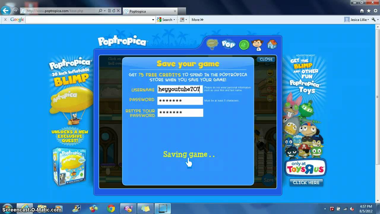 How to steel someones clothes on poptropica YouTube