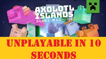 Soft Locking Axolotl Islands Under 10 Seconds | Minecraft marketplace map