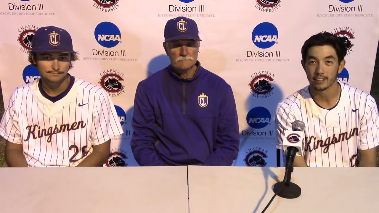 Cal Lutheran Baseball Press Conference (05/21/22)