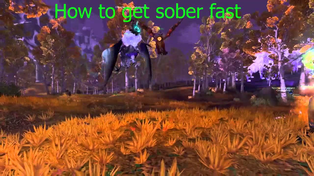 How to get sober fast