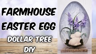 Farmhouse Easter Egg Decor / Dollar Tree DIY