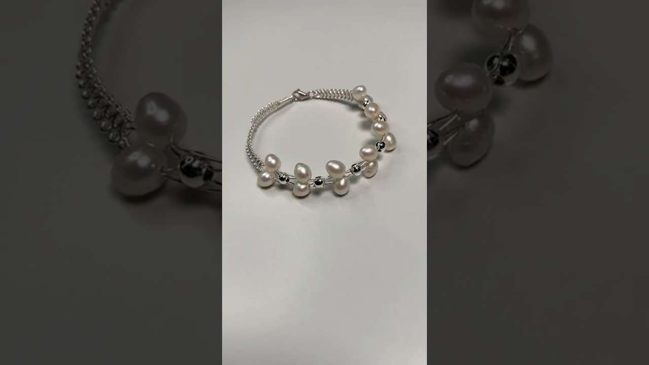 Handmade jewelry diy pearl bracelets