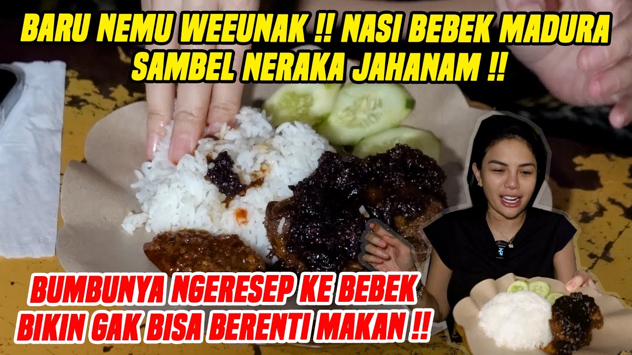 SAKING WUEEANKNYA GUE KASIH RATING SEJUTA !! INI NASI BEBEK NAMPOL PEDESNYA NERAKA J4HANAM!!