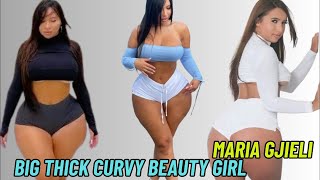 Maria Gjieli American Plus-Size Fashion Influencers, Thick Curvy Beauty, Insta Celebrity Biography