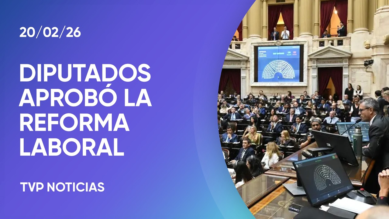 Diputados aprobó la reforma laboral y vuelve al Senado - YouTube