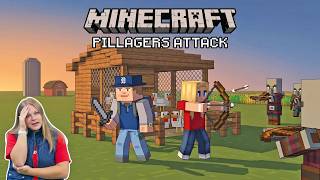 assistant protects her chicken farm minecraft pillager raid
