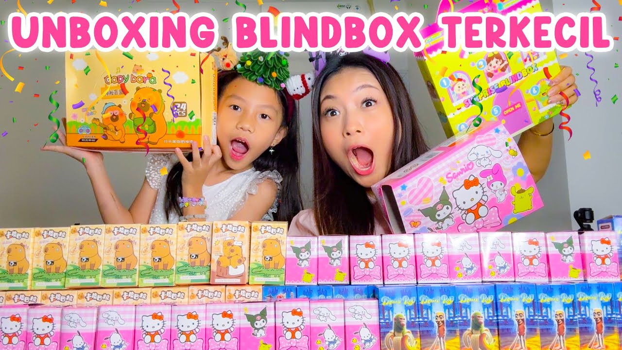 UNBOXING BLIND BOX TERKECIL SEDUNIA!!! 😱😭 BLIND BOX CAPYBARA, SANRIO, ANOMALY 🤩