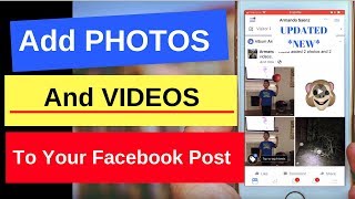 How to add video and images in the same post on Facebook ( 2020 UPDATED)