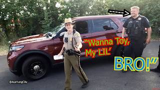 Trooper Puts Herself in a Sticky Situation #tyrant #cops #lawenforcement #police #policeofficer