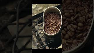 Making Coffee from Coffee Beans Over the Campfire - Solo Bushcraft Episode 14 vol 5