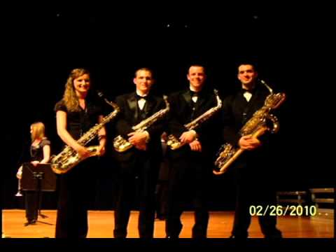Murray State University Saxophone Quartet I plays ...