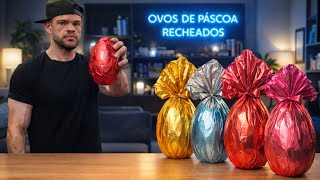 TESTEI OVOS DE PASCOA RECHEADOS DO BRASIL!