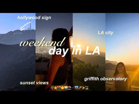 a day in LA vlog 🌇 hollywood sign, la city, griffith observatory