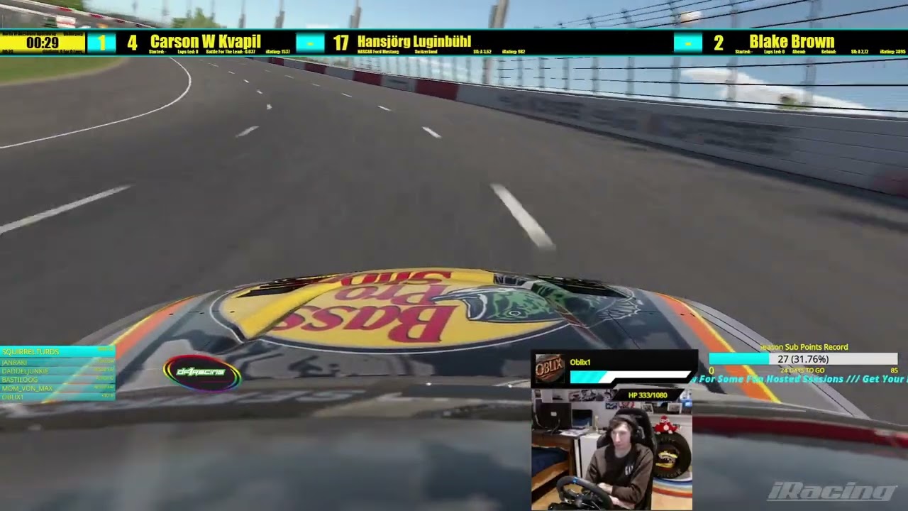 NASCAR Class A Series - Fixed @ North Wilkesboro Feat. Carson Kvapil - iRacing