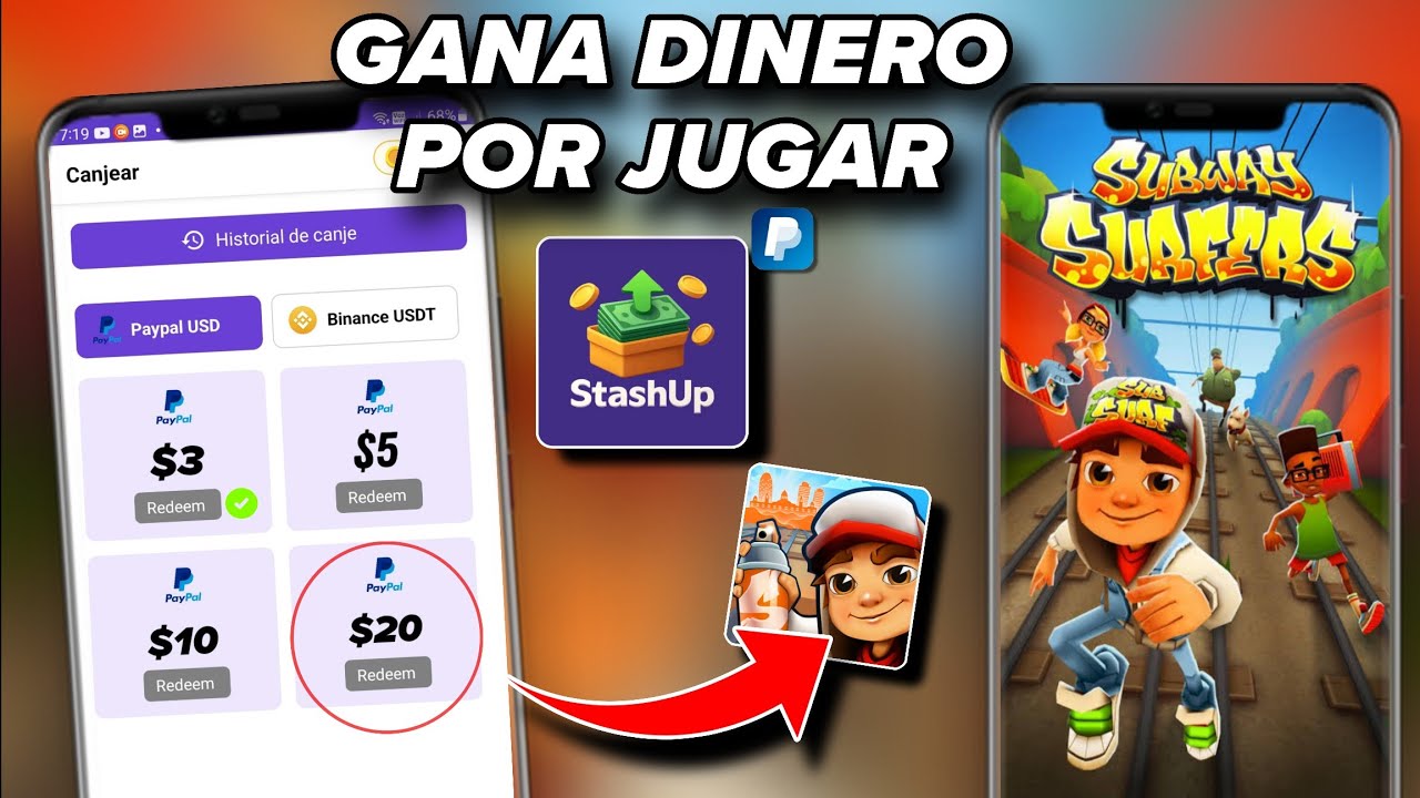 Зарабатывайте ДЕНЬГИ с SUBWAY SURF на своем мобильном телефоне 💸 ПРИЛОЖЕНИЕ *Stash Up* для зарабо...