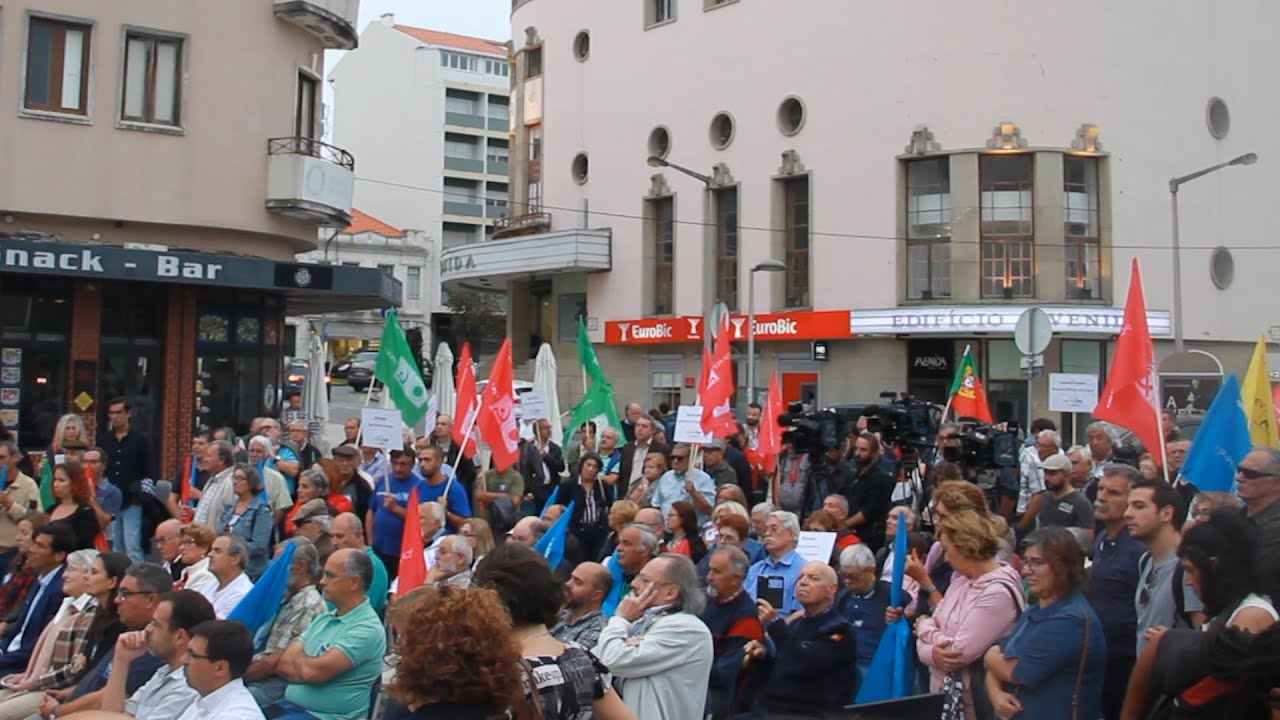 Jerónimo de Sousa: Comício CDU no Largo Manuel Firmino em Aveiro