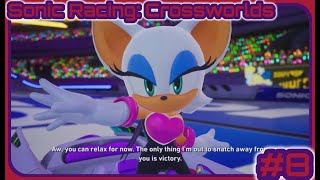 Sonic Racing: Crossworlds Playthrough - Part 8: [Rouge Vs Blaze] - [Donpa Grand Grand Prix] #sonic