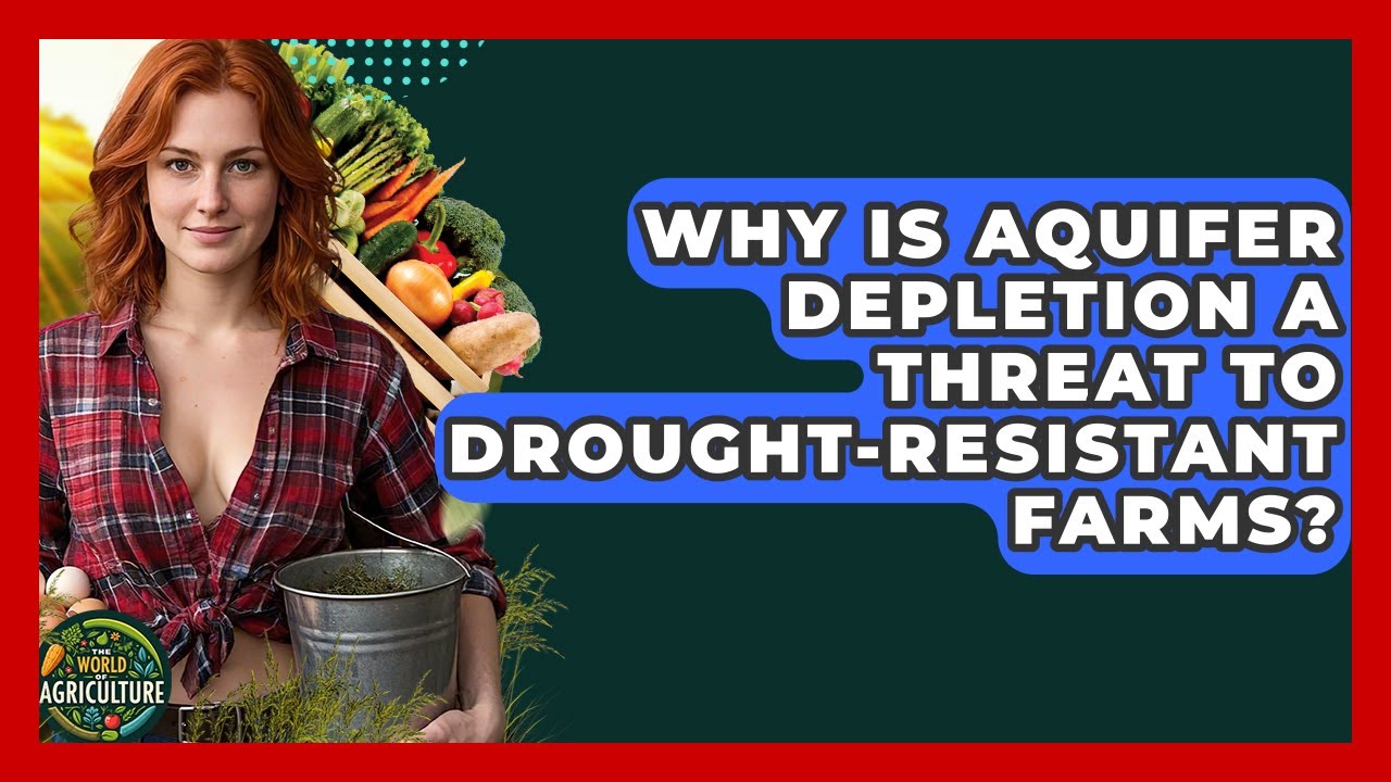 Why Is Aquifer Depletion A Threat To Drought-resistant Farms? - The World of Agriculture