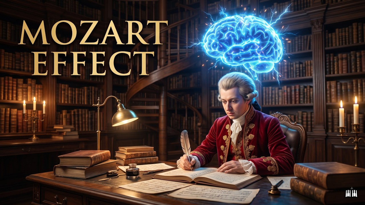 Listen for 3 minutes and activate 99.9% of your brain with Mozart