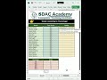 Grade Calculating  in Excel According to Percentage% #shorts #trending #excel #exceltips #youtube