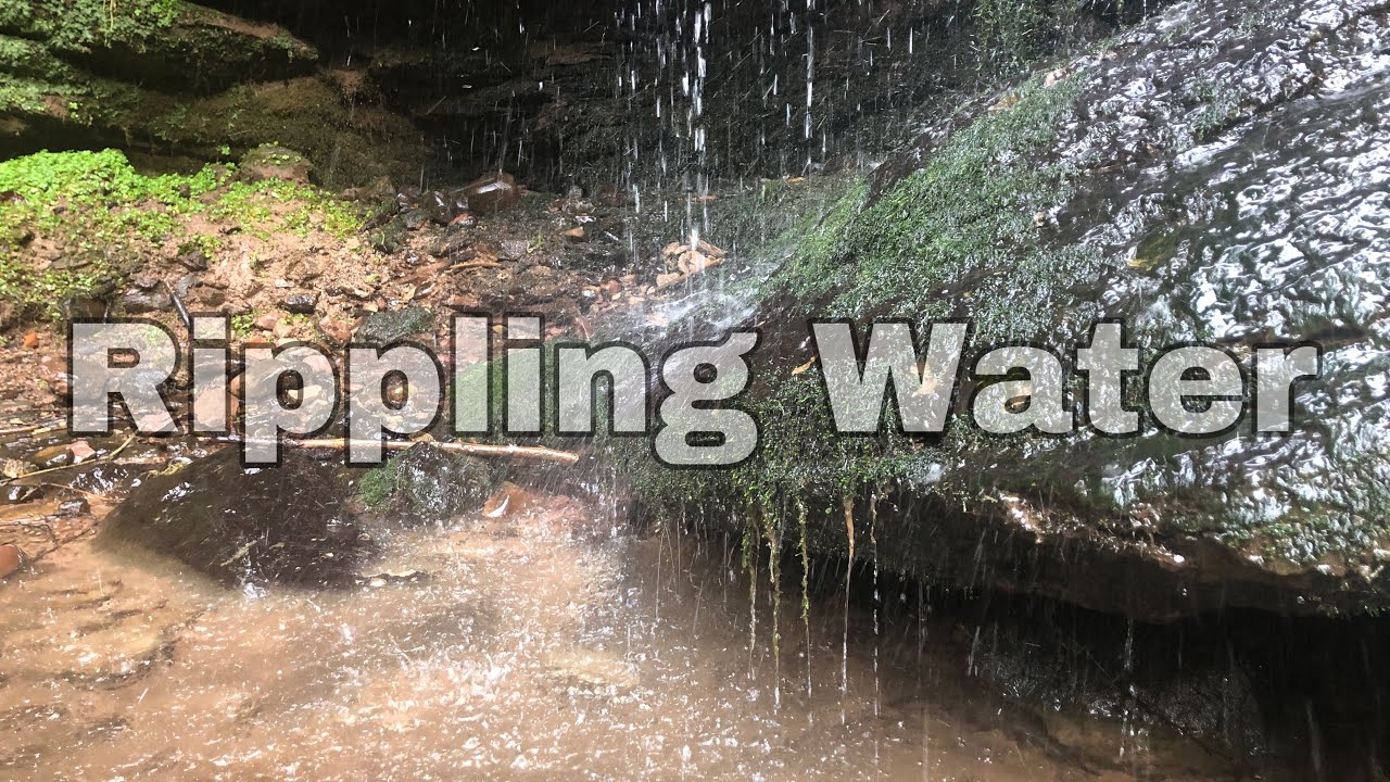 Water Rippling Sound To relax the right sound of Rippling water 2 HOUR no music Sound of the ...