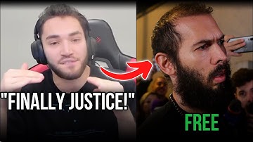 Adin Ross Reacts To Andrew Tate Released From Prison!