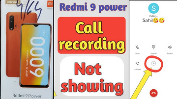 Call Recording Option Is Not Showing In Redmi | Redmi 9 Power Call Recording Setting |Call Recording