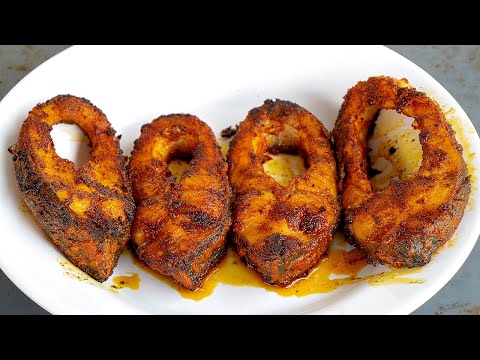 Catla Fish Fry | Easy And Tasty Fish Fry Recipe | Crispy Tawa Fish Fry | Indian Food9