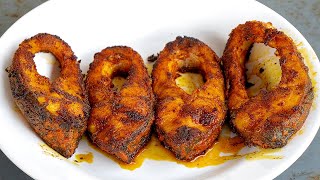 Catla Fish Fry | Easy And Tasty Fish Fry Recipe | Crispy Tawa Fish Fry | Indian Food9