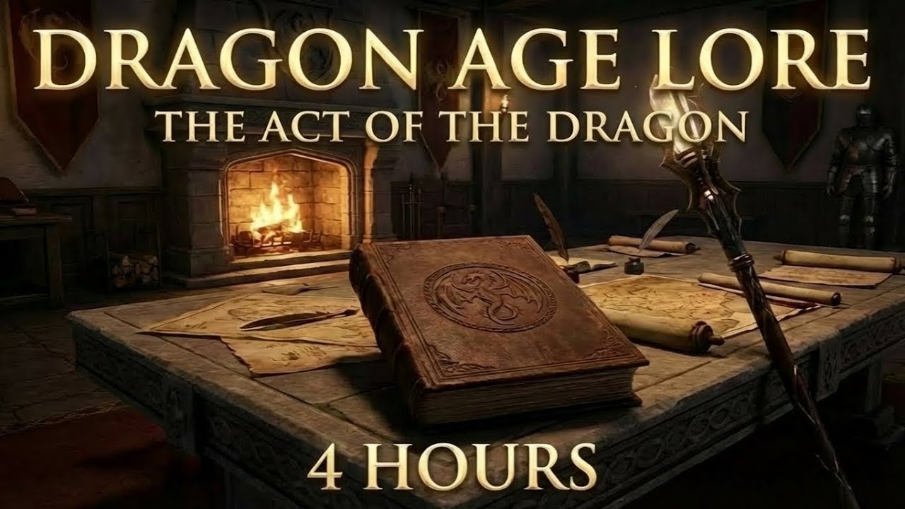 4 Hours Of Dragon Age Lore To Fall Asleep To | The Act Of The Dragon