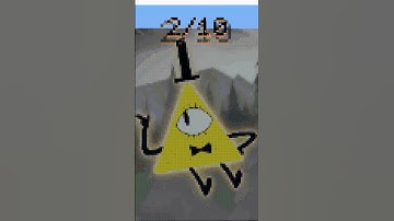 Rate Gravity Falls characters pixel art in Minecraft from 1 to 10🤔🤔🤔