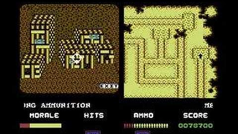 Platoon: Level 2 - Commodore 64