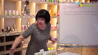 Обзор косметики Dr. Hauschka от представителя бренда в экомаркете 4fresh - Видео от 4fresh Video Stock