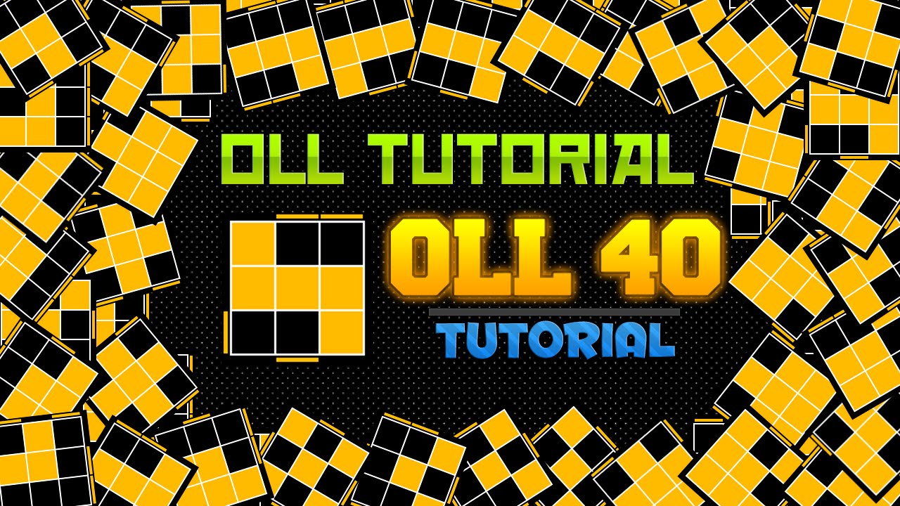 OLL TUTORIAL | OLL 40 BIG LIGHTNINGBOLT/Z SHAPE CASE