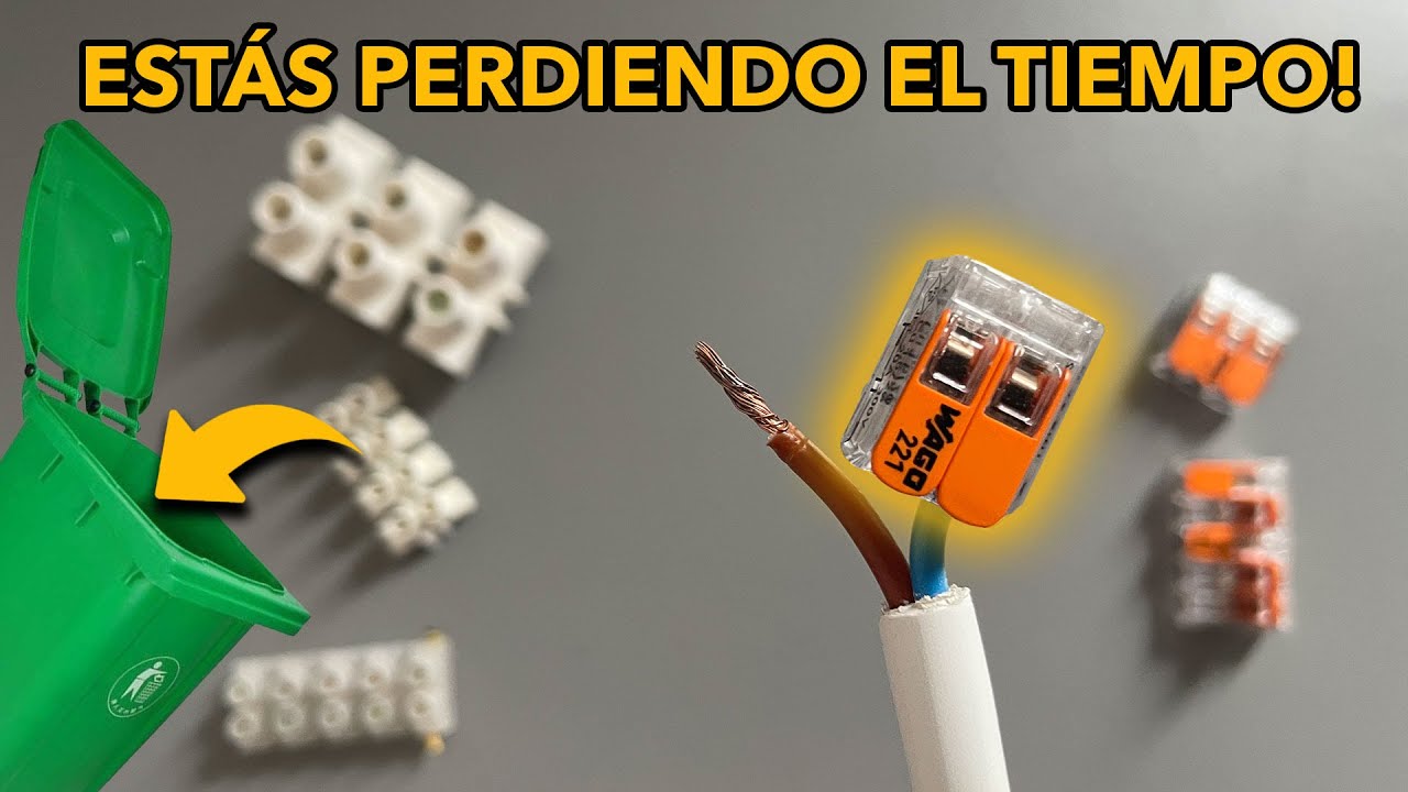 Deja de usar fichas eléctricas - Wago 221 conexiones instantáneas! 