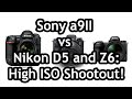 Sony a9ii vs Nikon D5 and Z6: High ISO Shootout!