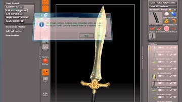 ZScript OBJ PSD EXPORT