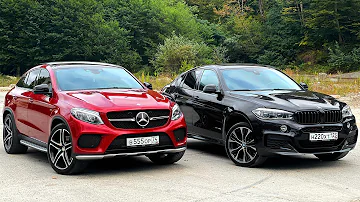 MERCEDES GLE 43 AMG против BMW X6 40D. Каха и Чуня