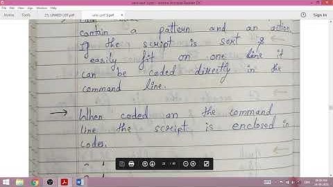 AWK & STRUCTURE OF AWK SCRIPT , UNIX UNIT-3, BE 5TH SEM CSE