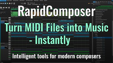 Importing MIDI files in RapidComposer #RapidComposer #tutorial #midi
