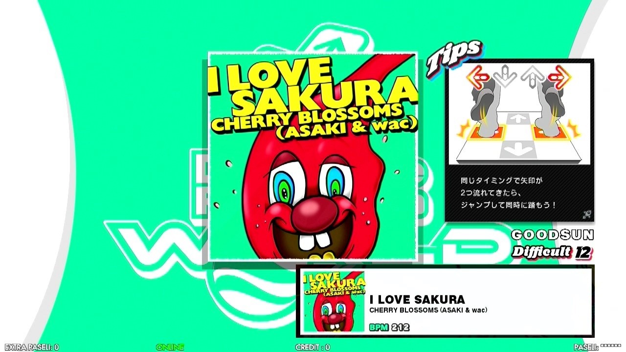 DDR WORLD】DDP GFC I LOVE SAKURA / CHERRY BLOSSOMS (ASAKI & wac