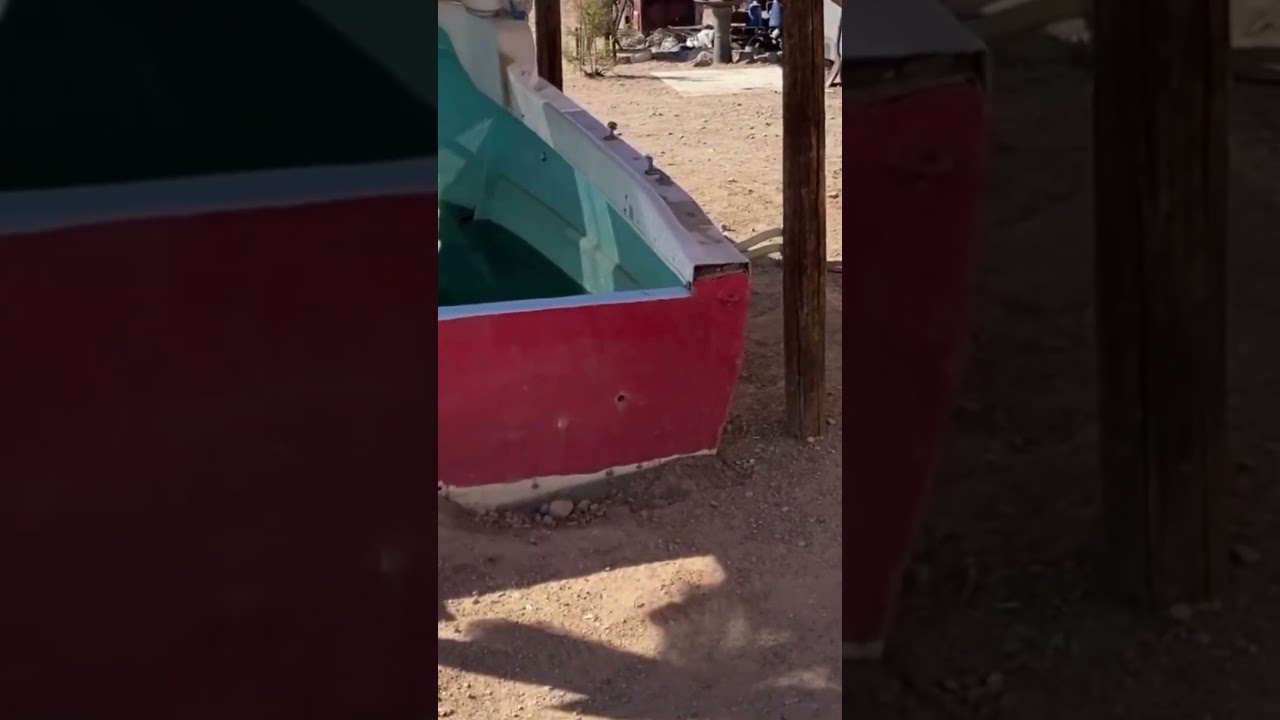 Cleaning up the Slab City Dog Pool at Mojo’s Campground