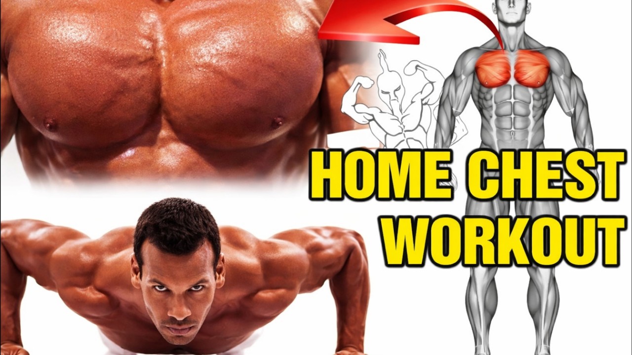 10 Best BodyWeight CHEST Exercises for Home | No Equipment Needed - YouTube